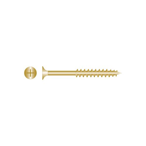 Plasterboard Screws - Philips Drive - Yellow Zinc