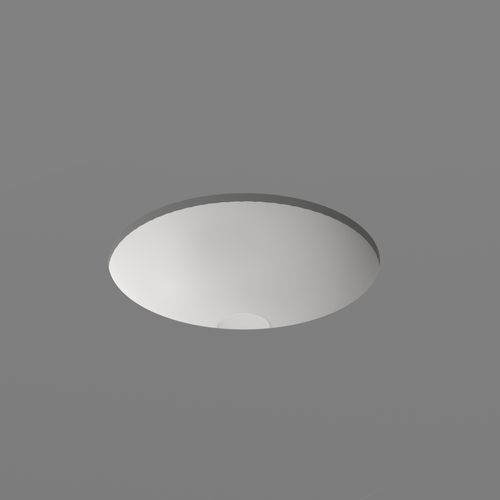 Pura 40 Round Undermount Basin Matt White
