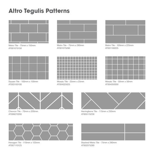 Altro Tegulis™ Tile-Effect Wall Panels