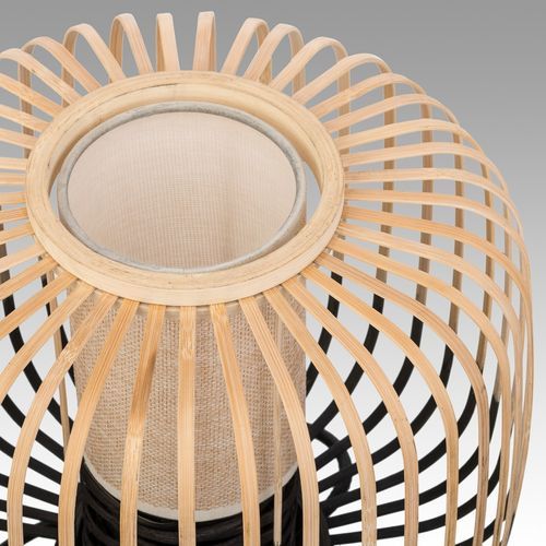 Pauanui Table Lamp 270 (Natural/Black)