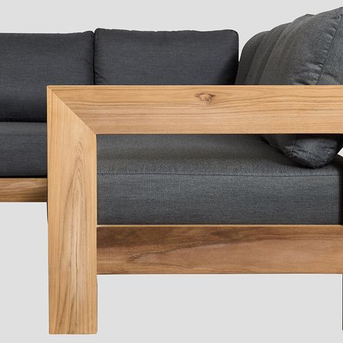 Pauanui Teak Double Left Arm Section
