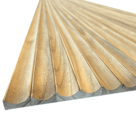 WOODFLEX Flexible Solid Paulownia Wood Slat Wall Panel