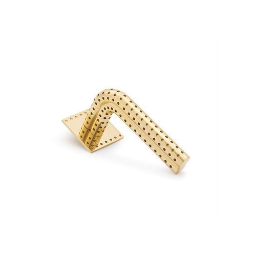 Stardust Perforated Lever Handle on Rose