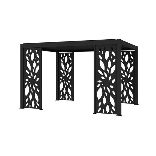 Atlantic & Caribbean Freestanding & Caspian Series Pergola Patterned Privacy Panel