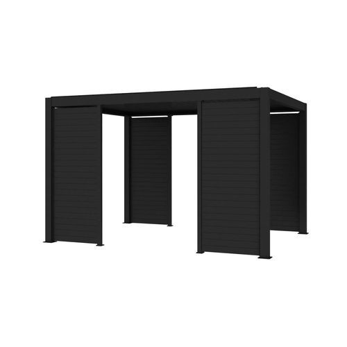 Baltic Freestanding Pergola Tongue and Groove Privacy Screen