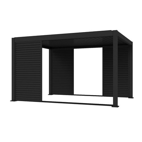 Atlantic & Caribbean Freestanding Pergola Shutter Sliding Door