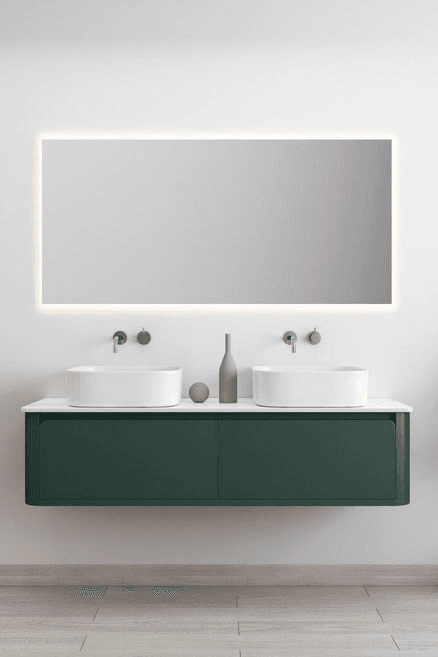 Perouse 1500 - Jade Green Stone Vanity