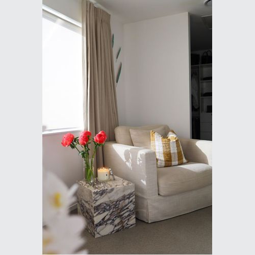 Cube Side Table - Viola Calacatta Marble | Natural Stone Co.