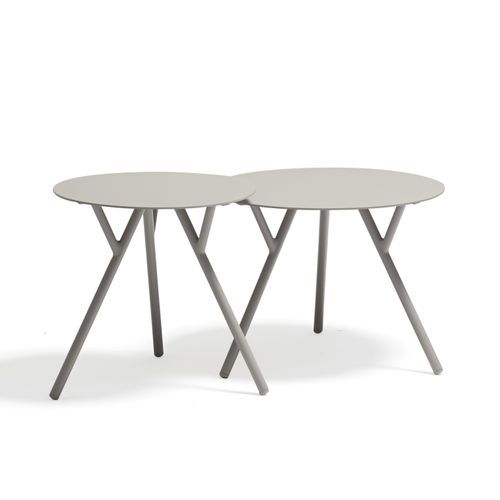 Verona Side Table (Low) - Light Grey