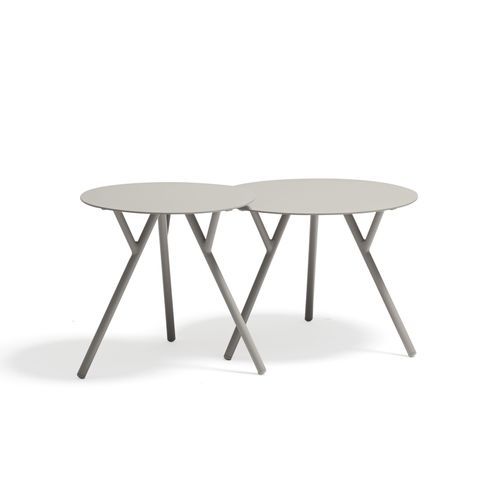 Verona Side Table (Low) - Light Grey