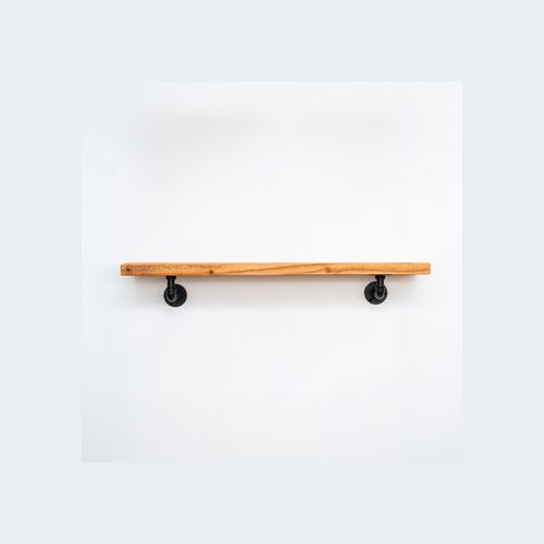 Rustic Pipe Bracket Shelf 170cm