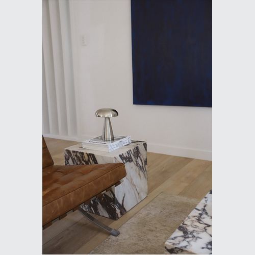 Viola Calacatta Marble Cube