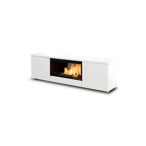 Planika Freestanding Pure Flame Tv Box Bioethanol Fireplace