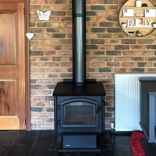 Quadrafire 4300 Millenium With a 4m Flue Kit