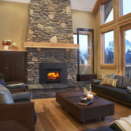Quadrafire Expedition Inbuilt Wood Fireplace
