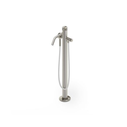 Reel Floor Mount Bath Filler with Handshower