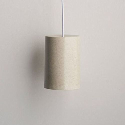Ceramic Pendant Cylinder Light Large