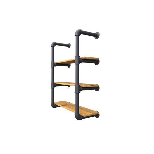 Oregon Pipe Shelf Unit 80cm