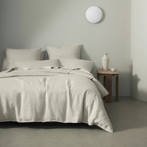 Ravello Pillowcase Pair - Bone | Standard, King or Euro Size