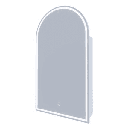 Remer Blanca 500mm Arch Shaving Cabinet & Demister