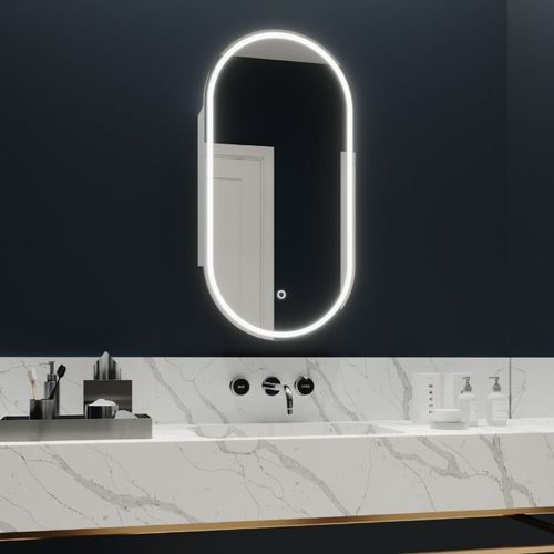 Remer Capsule 450mm Pill Shaving Cabinet & Demister