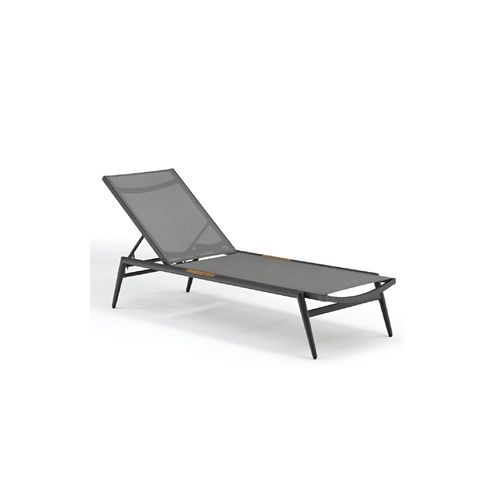 Riva Outdoor Sunlounge - Charcoal