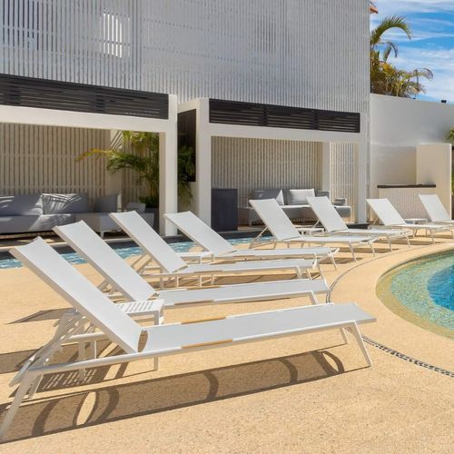 Riva Outdoor Sunlounge - Charcoal