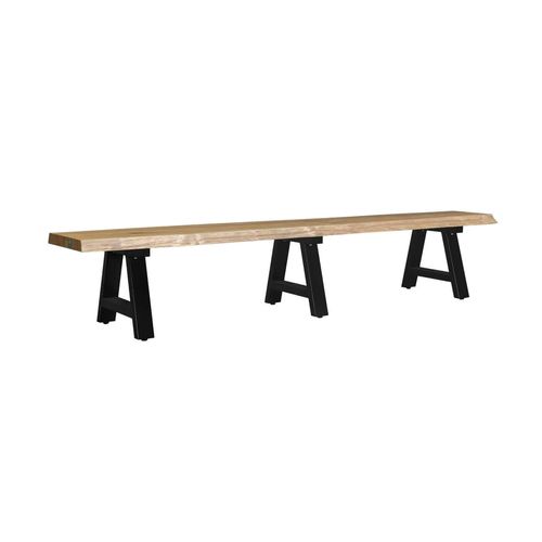 RobustaTeak Live Edge Bench Seat 250cm