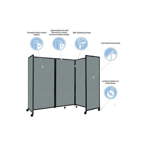 Room Divider 360 Folding Office Partition