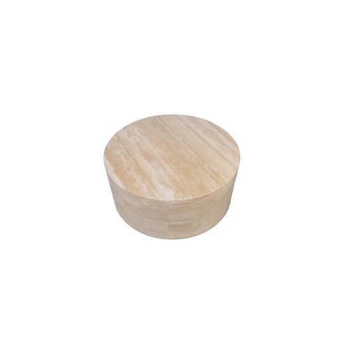 Rounded Coffee Table - Travertine | Natural Stone Co.