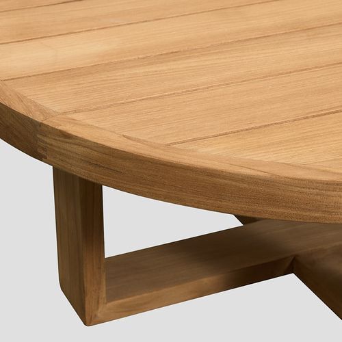 Round Teak Coffee Table