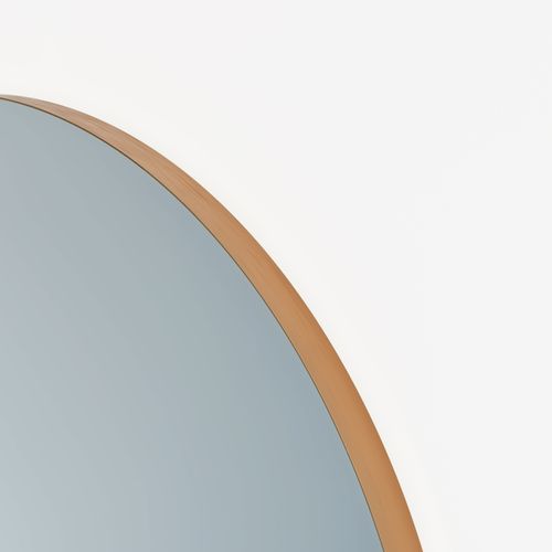 Round Mirror | Brushed Copper