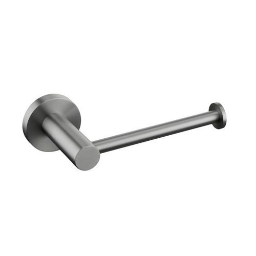 Round Tube Stainless Steel 1908 Toilet Roll Holders Gun Metal