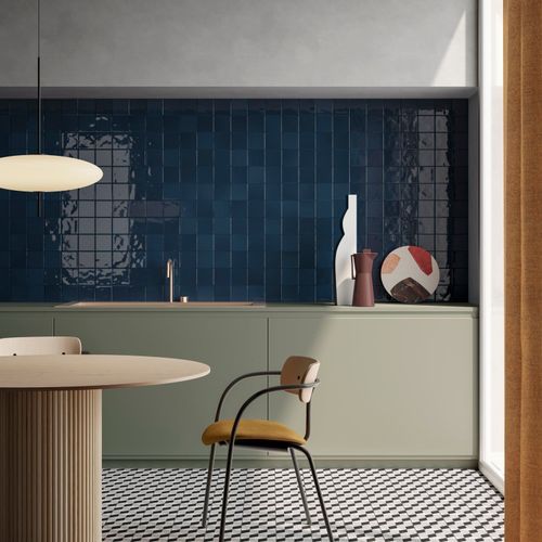 Rebel Sapphire Blue Gloss 100x100mm