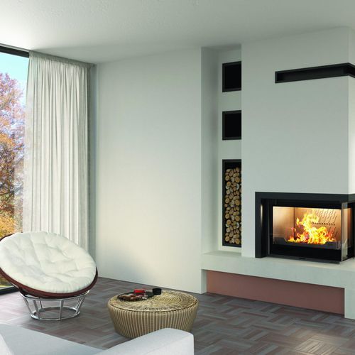 Seguin Europa 7 Right Hand Corner Cast Iron Fireplace