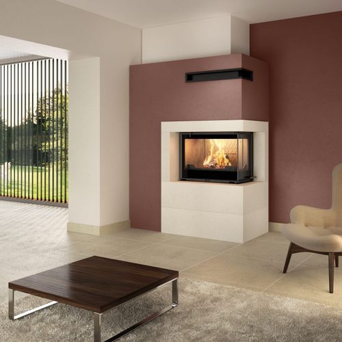 Seguin Europa 7 Right Hand Corner Cast Iron Fireplace