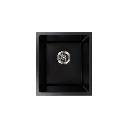 Cynthia 396x446 Black Granite Single Bowl Sink