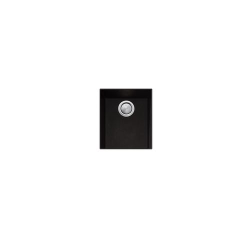 Santorini Black Standard Bowl Undermount Sink