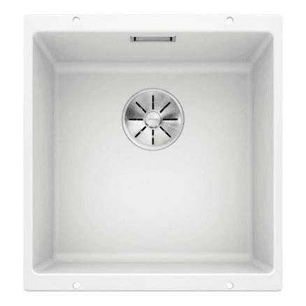 Blanco SUBLINE 400-U Single Bowl Undermount Sink - White
