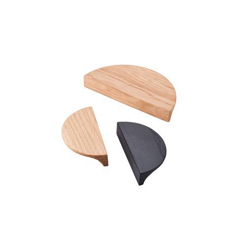 Kitchen timber handles half moon luna pull Ballina