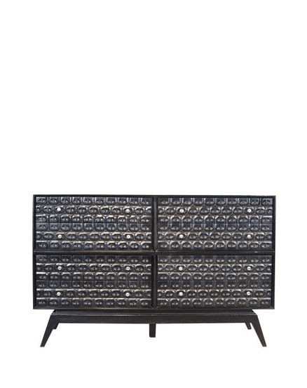 Sari 8 Drawer Chest w/Dakota Carving