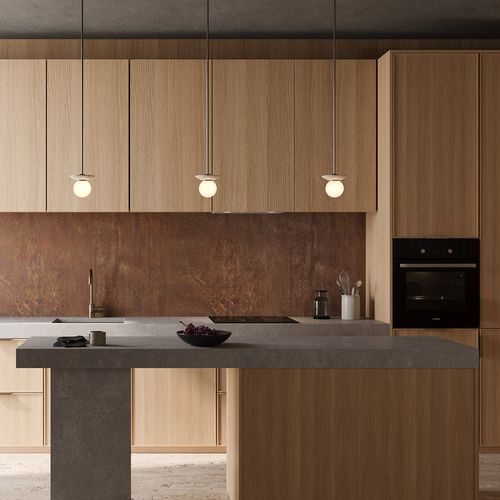 Orbit Stone Pendant Light