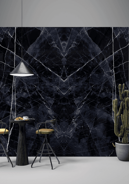 Level Marmi Calacatta Black | Porcelain Panel