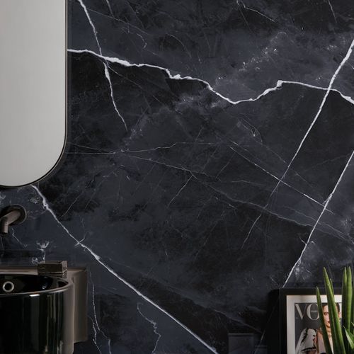 Level Marmi Calacatta Black | Porcelain Panel