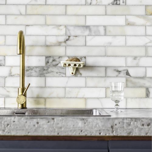 Tradewinds Calacatta Oro Honed 200x50x10mm