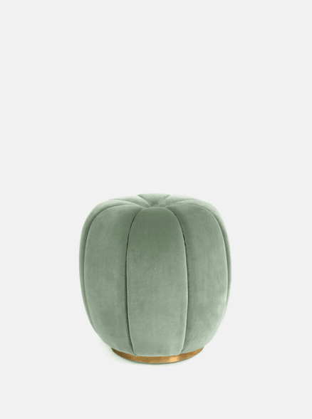 Soho Home | Sofia Footstool Moleskin Velvet