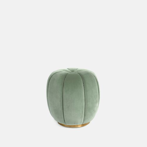 Soho Home | Sofia Footstool Moleskin Velvet