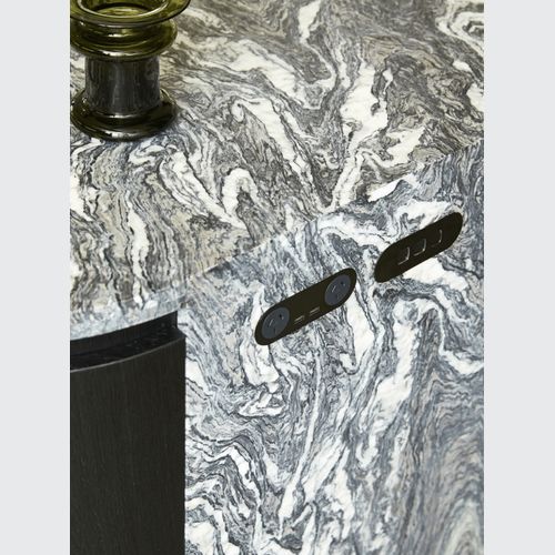 13 Carbon Double Outlet Faceplate