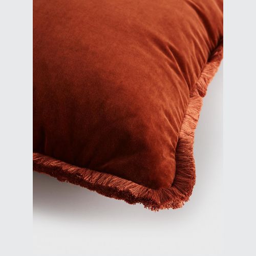 Soho Home | Margeaux Large Square Cushion | Rust