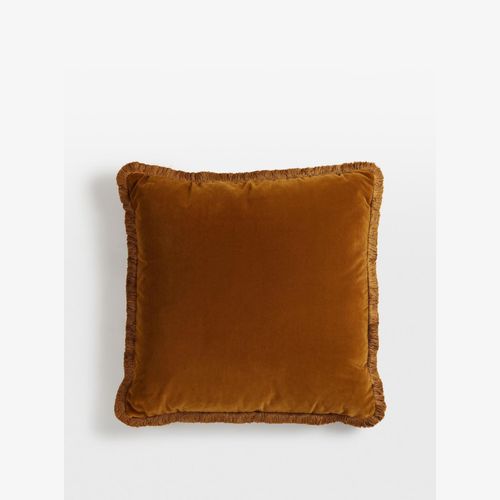 Soho Home | Margeaux Large Square Cushion | Mustard